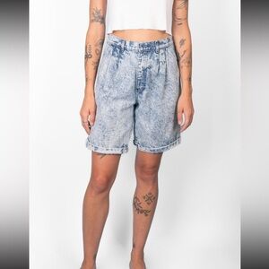 Women's Blue Denim Shorts
